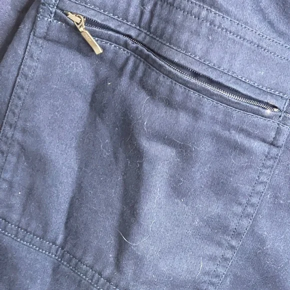 Duluth Trading Presentation Jacket Men’s 2XL Navy Blue Twill Cotton Lined Rugged - Picture 4 of 5